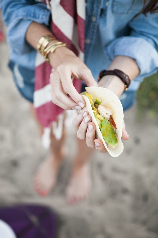 Summertime Beach Bonfire