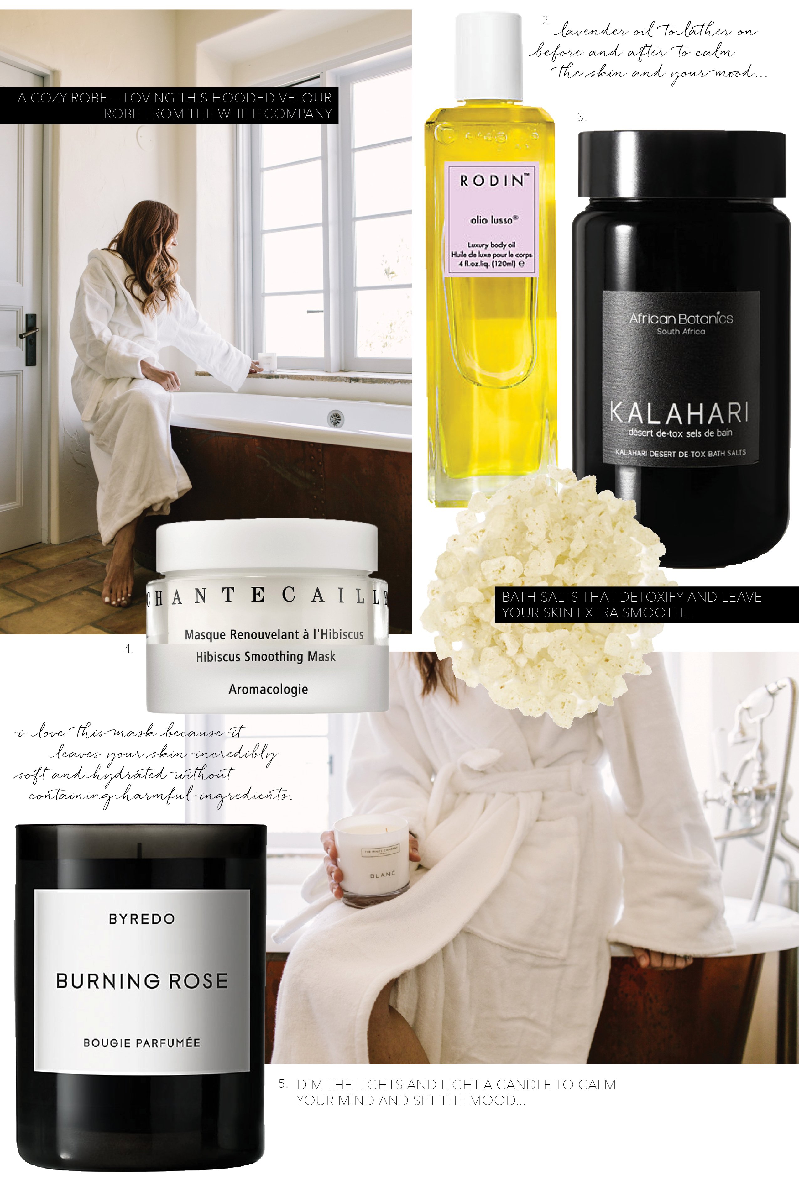 bath time essentials