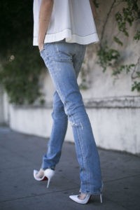Blue Jeans White Shirt