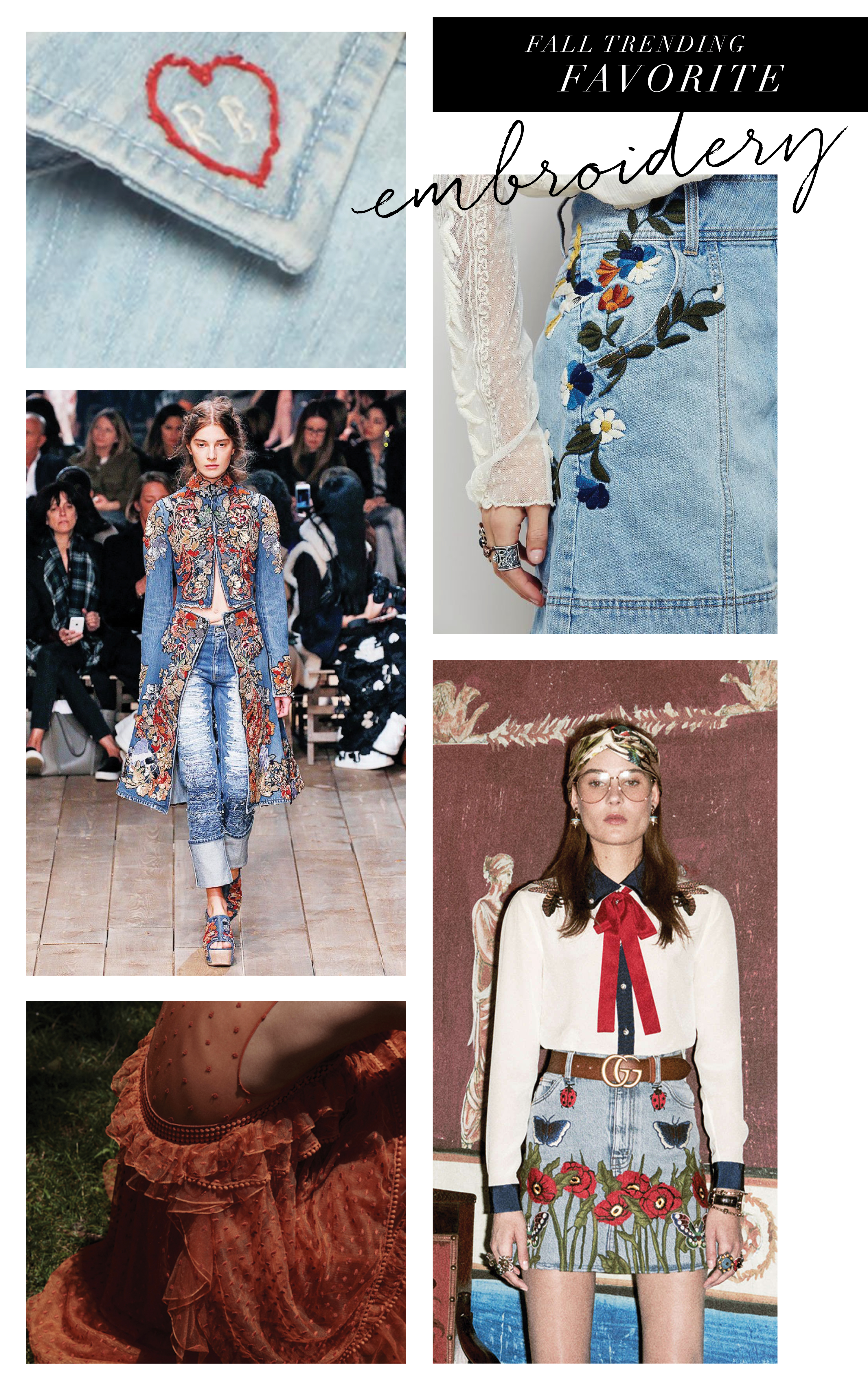 The embroidered trend for fall five favorites you must check out The embroidered trend for fall five favorites you must check out