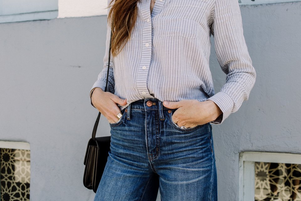 Three rules when it comes to wearing black and blue together.